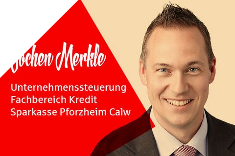 Foto von Jochen Merkle, Unternehmenssteuerung, Fachbereich Kredit, Sparkasse Pforzheim Calw