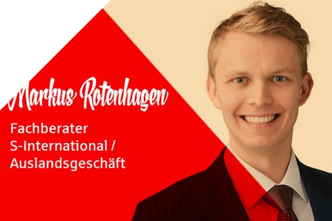 Foto von Markus Rotenhagen, Fachberater S-International/Auslandsgeschäft