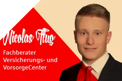 Foto von Nicolas Flug, Fachberater Versicherungs- und VorsorgeCenter